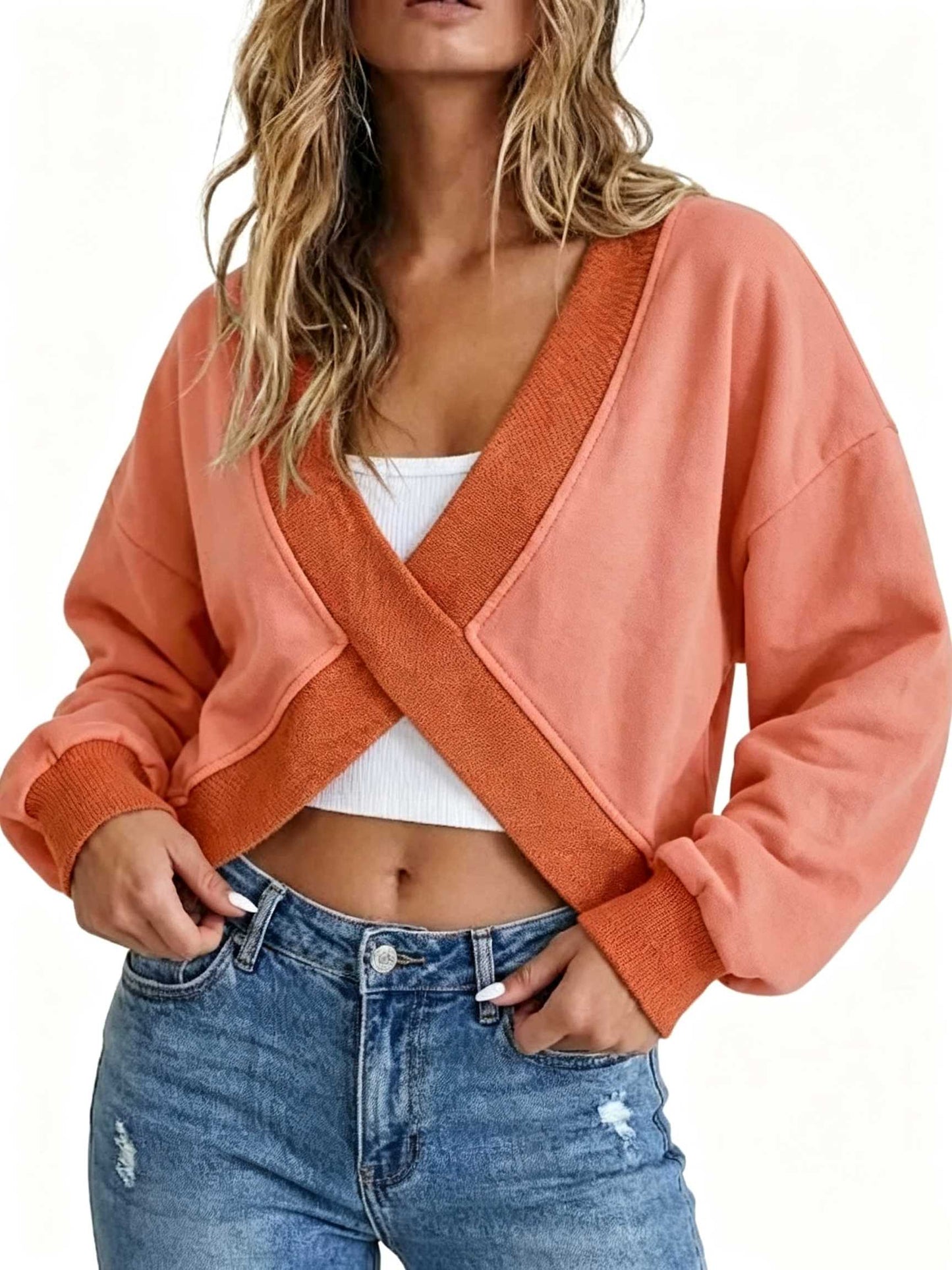 Women‘s Reversible Crewneck Sweatshirt