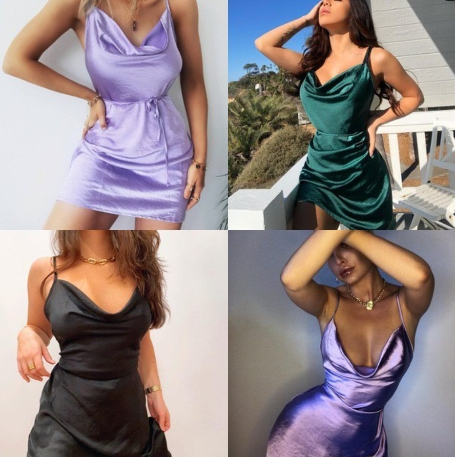 Spring Sale 50% OFF - Slip Dress In Satin