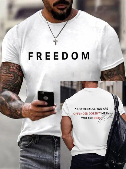 Charlie Kirk Quote Short Sleeve Unisex T-Shirt