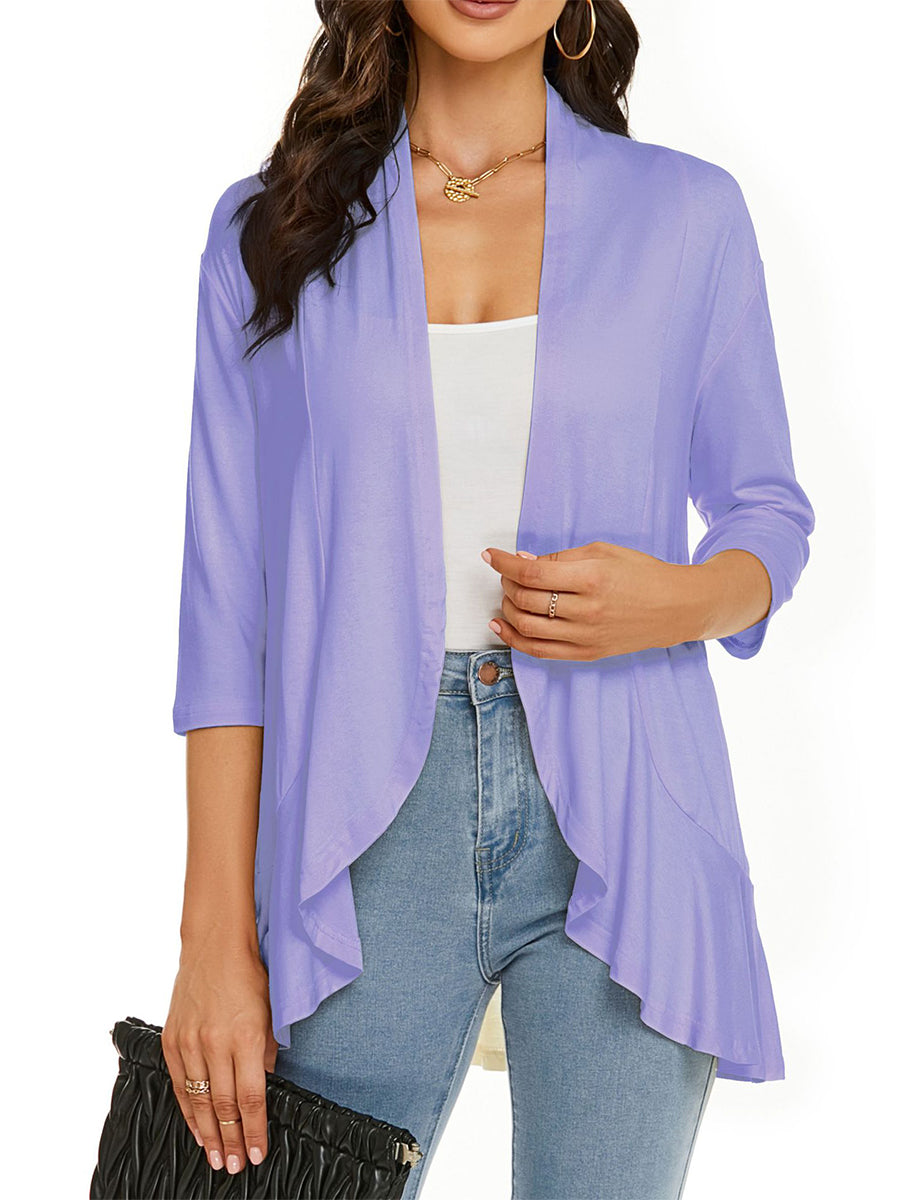 HOT SALE Women's Casual Lightweight Open Front Cardigans