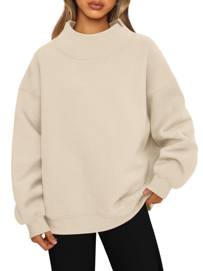 2026 Women's Half Turtleneck Fleece Casual Sweatshirt