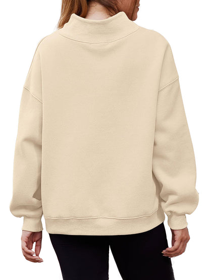 2026 Women's Half Turtleneck Fleece Casual Sweatshirt