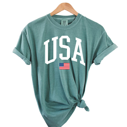 HOT SALE-USA 4th of July Flag Comfort Colors Tee(Buy 3 Free Shipping)