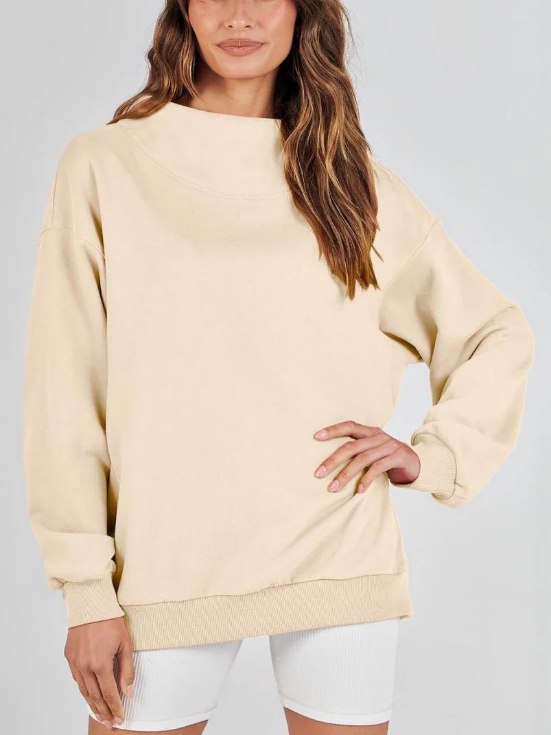 ✨Women's Half Turtleneck Fleece Casual Sweatshirt