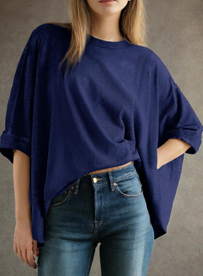 ⏰Hot Sale-Women's Summer Causal Short Sleeve Loose Basic Tees