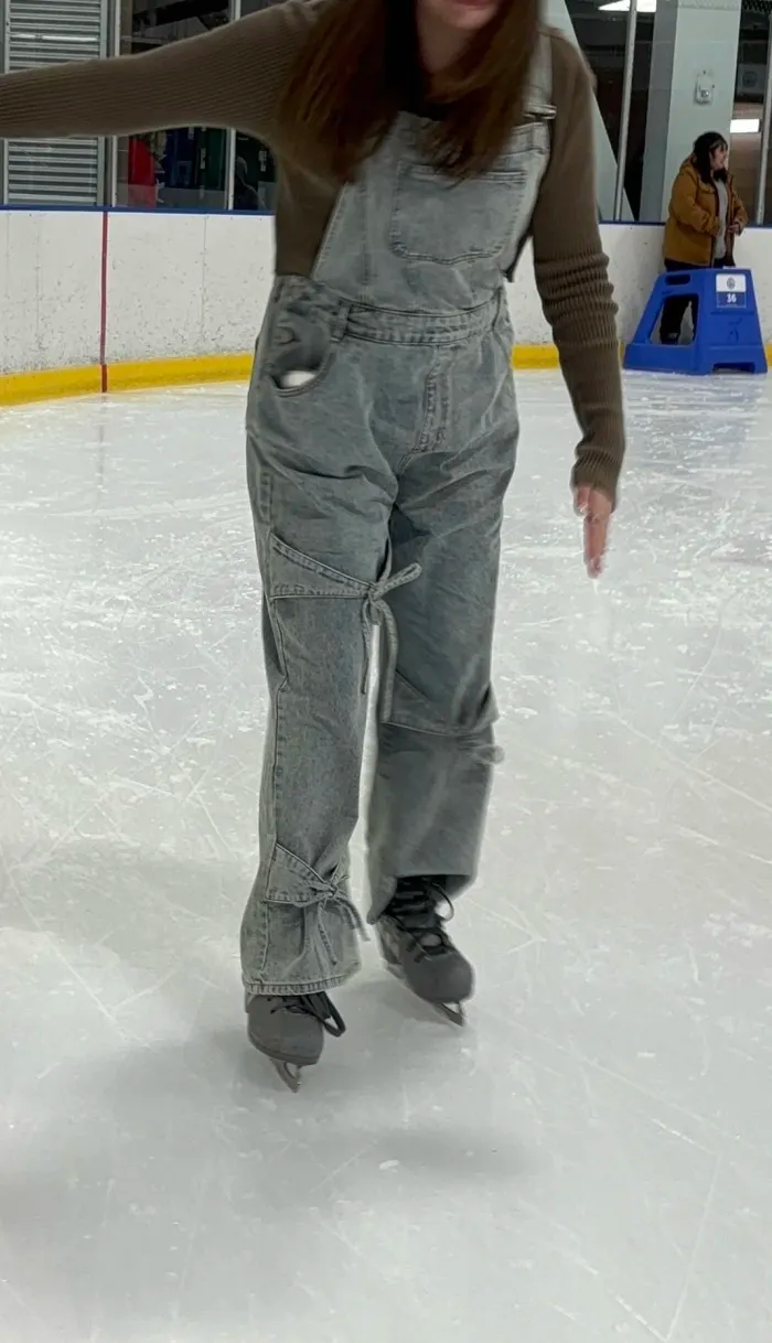 🎀Denim Bowknot Buckle Up Pocket Wide Leg Jumpsuit