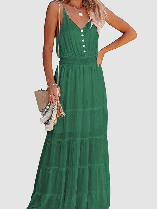 Women's 2026 Summer Maxi Dress High Waist Beach Vacation Long Sundresses