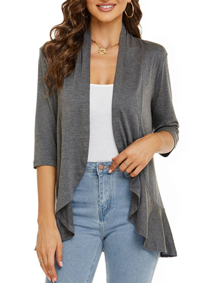 HOT SALE Women's Casual Lightweight Open Front Cardigans