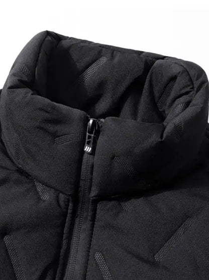 Women Mock Neck Zip Warm Jacket