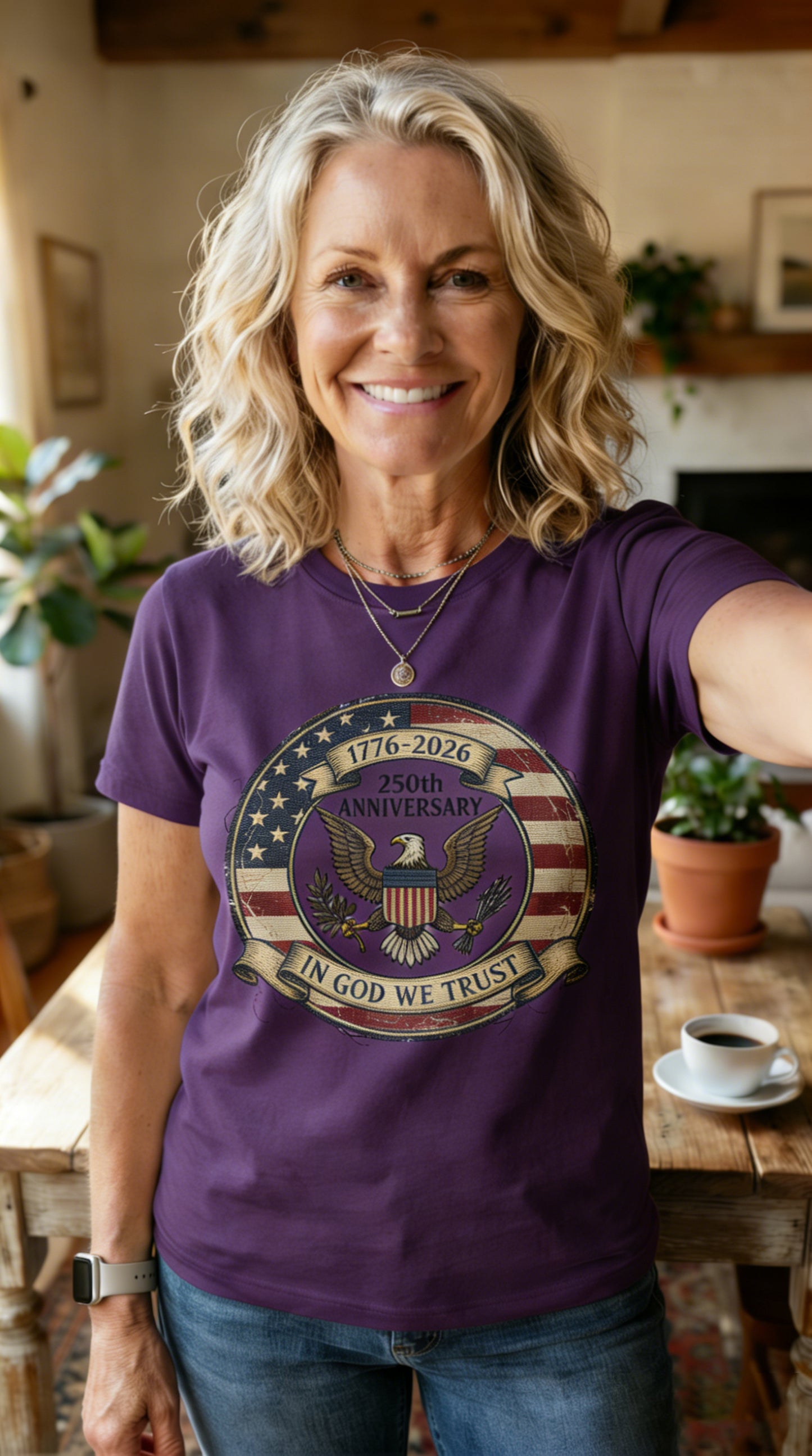 America 250th Anniversary Great Seal Eagle T-Shirt