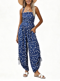 Dark Blue Floral