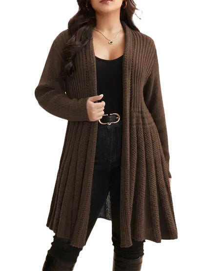 Fall Textured Layering Cardigan