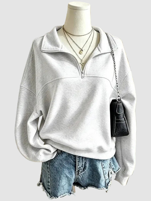 🎀Half Zip Mock Neck Sweatshirt, Raglan Sleeve