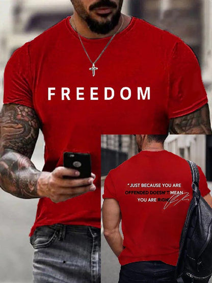 Charlie Kirk Quote Short Sleeve Unisex T-Shirt