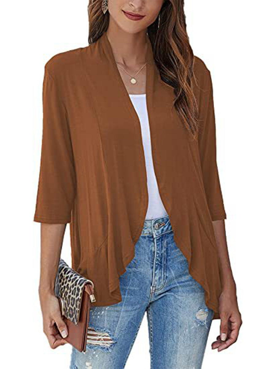 HOT SALE Women's Casual Lightweight Open Front Cardigans