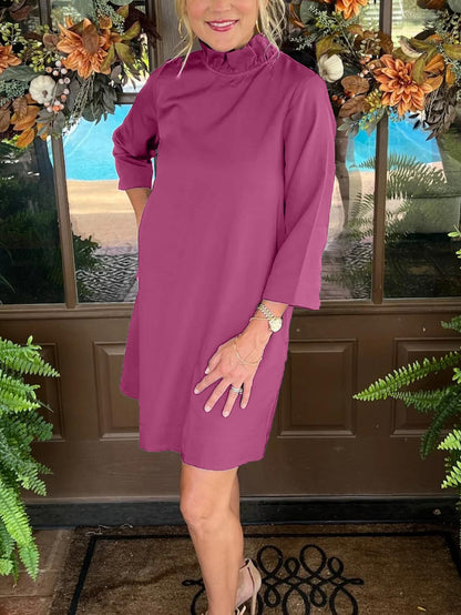 Back Neck Tie Mini Dress (Buy 2 Free Shipping)