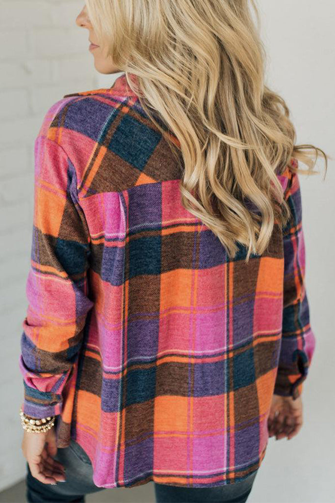 Women's Channing Brushed Plaid Top