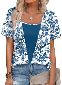 Blue Ethnic Floral
