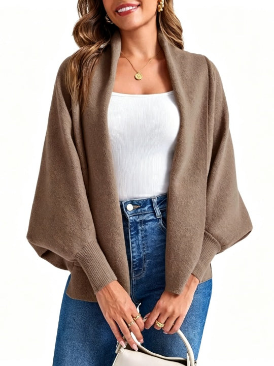 🥰Women's Open Front Batwing Sleeve Cardigan