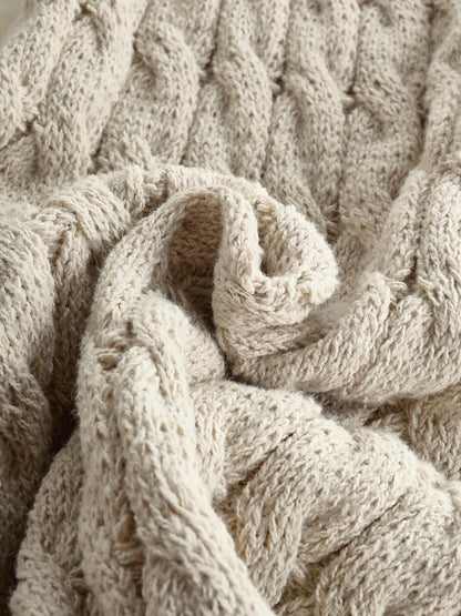 Limited time sale🔥Women's Stand Collar Single Button Cable Knit Long Cardigan
