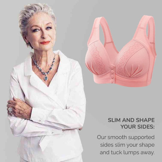 🔥BUY 1 GET 2 FREE -Front Button Breathable Skin-Friendly Bra