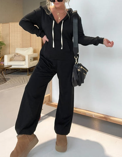 Cozy Days French Terry Jumpsuit (Buy 2 Free Shipping)