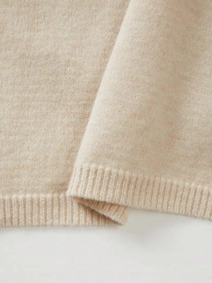 Hot Sale-Early Autumn Fake Neck Cross Wrap Sweater for Women