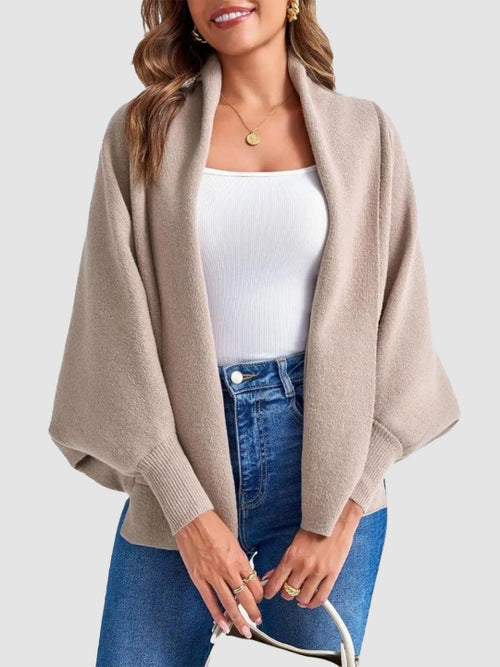 🥰Women's Open Front Batwing Sleeve Cardigan
