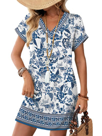 Blue White Ethnic