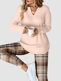 Apricot Plaid