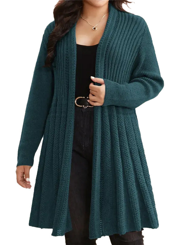 Fall Textured Layering Cardigan
