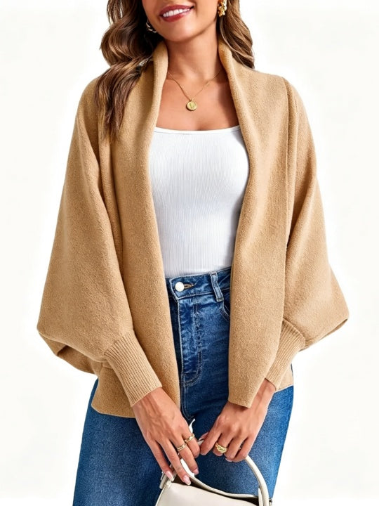 🥰Women's Open Front Batwing Sleeve Cardigan