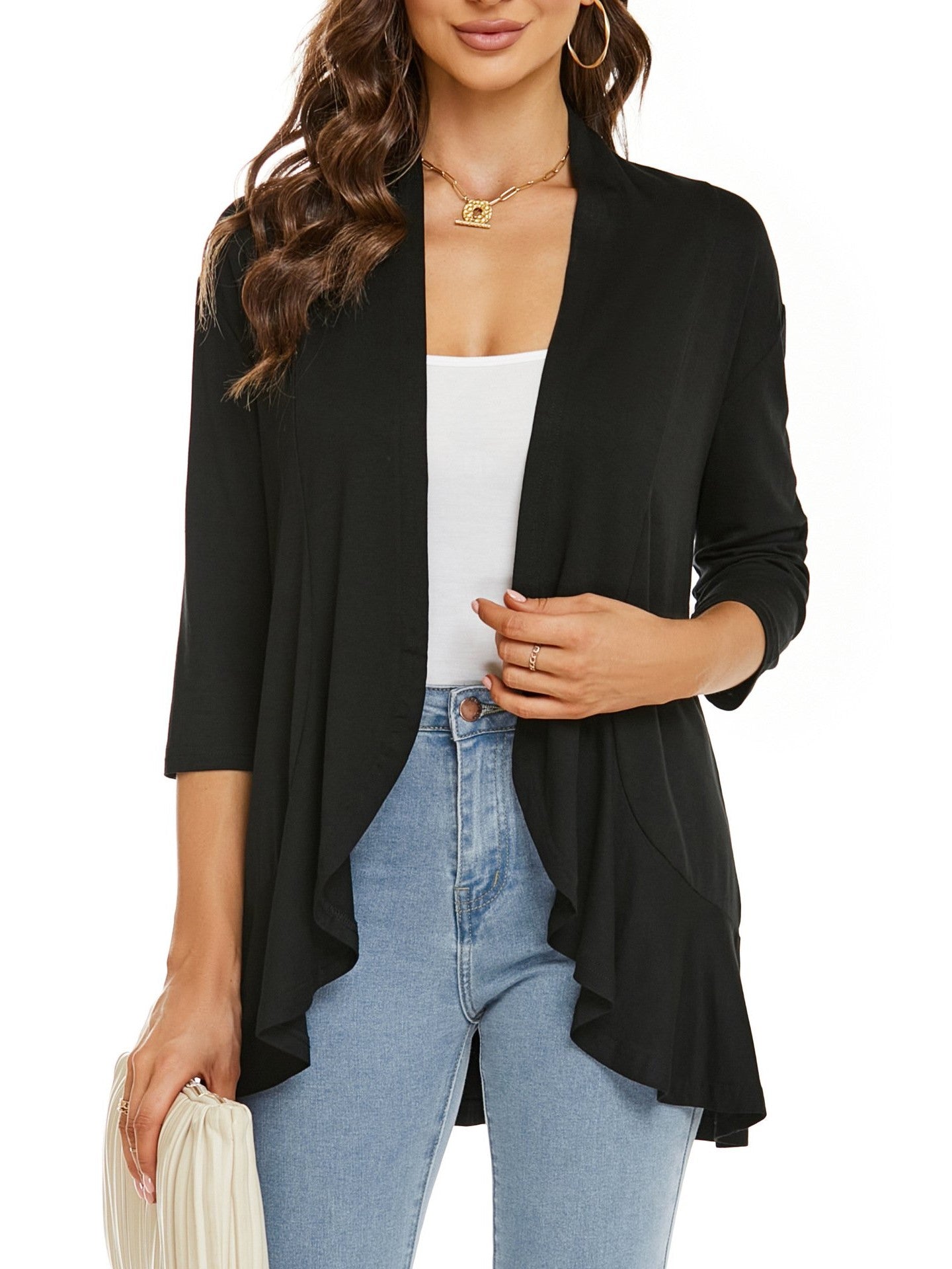 HOT SALE Women's Casual Lightweight Open Front Cardigans