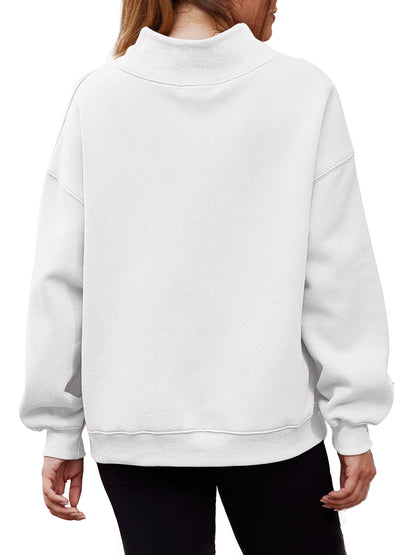 2026 Women's Half Turtleneck Fleece Casual Sweatshirt