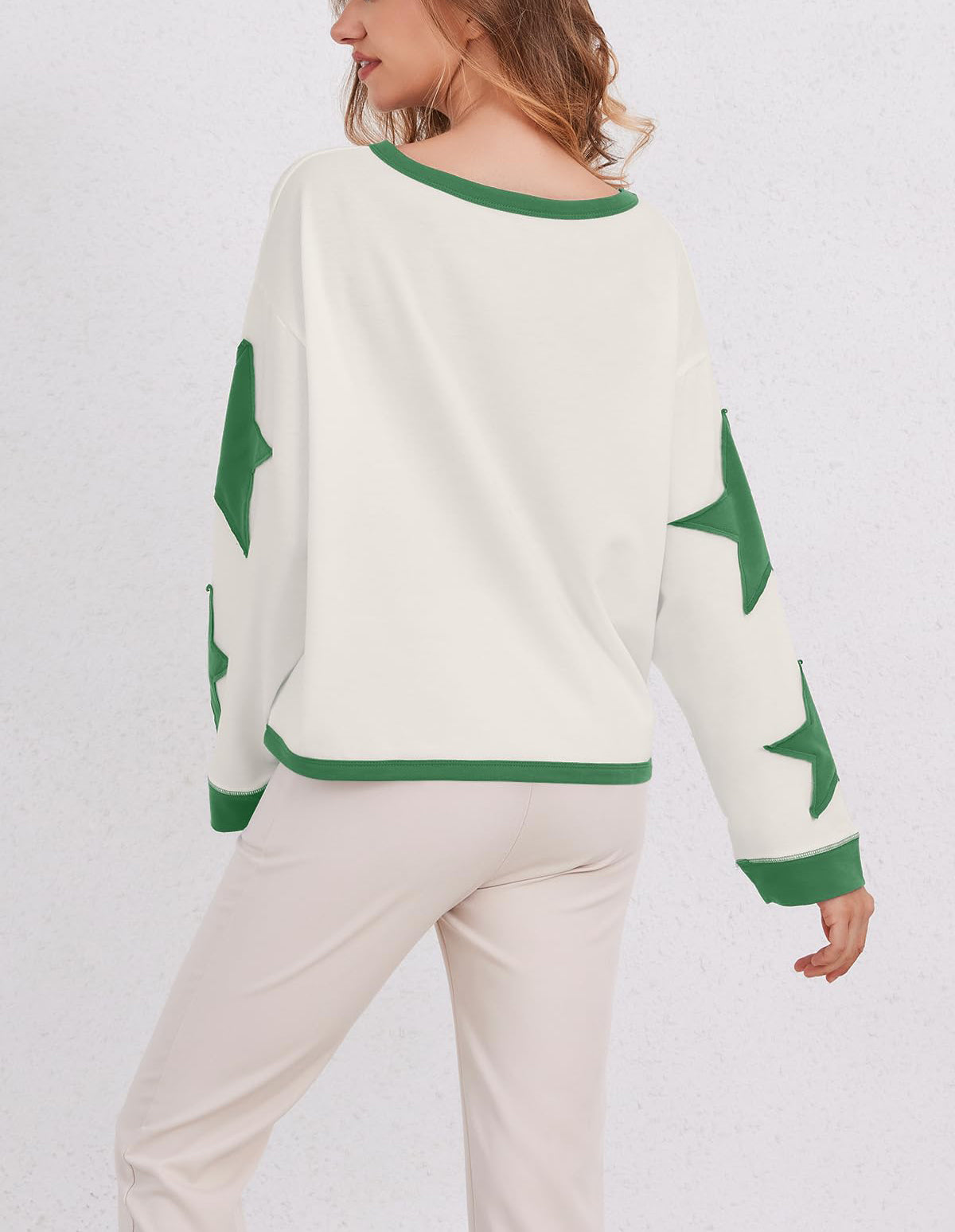 Star Graphic Oversized Sweatshirts for Women (Buy 2 Free Shipping)