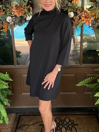 Back Neck Tie Mini Dress (Buy 2 Free Shipping)