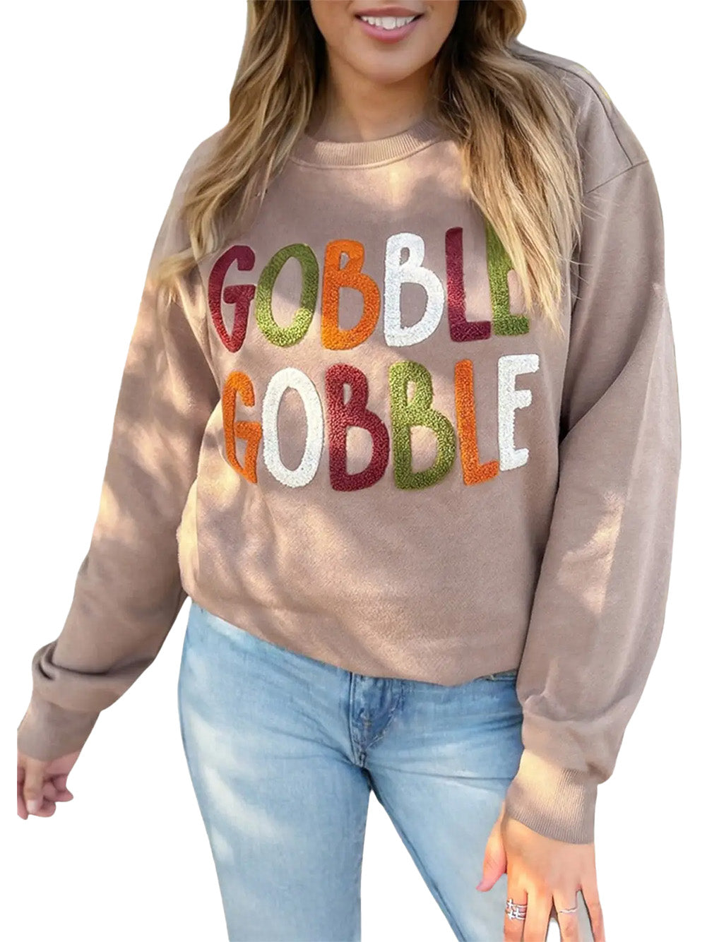 Thanksgiving Graphic Crew Neck Pullover
