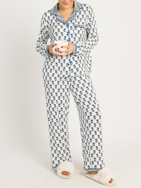 ⏰Hot Sale-Women's Floral Long Sleeve Pajama Set