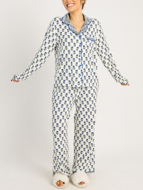 ⏰Hot Sale-Women's Floral Long Sleeve Pajama Set