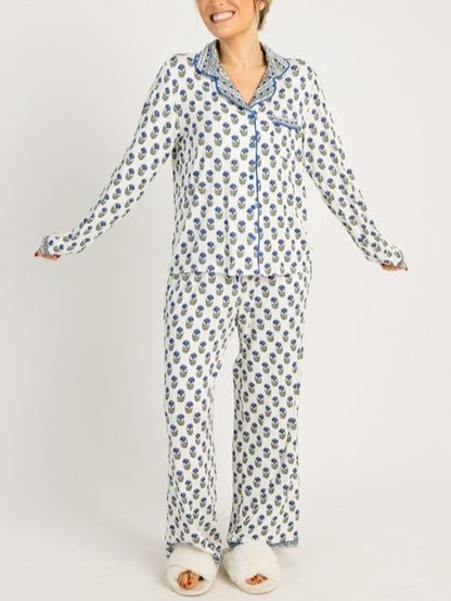⏰Hot Sale-Women's Floral Long Sleeve Pajama Set