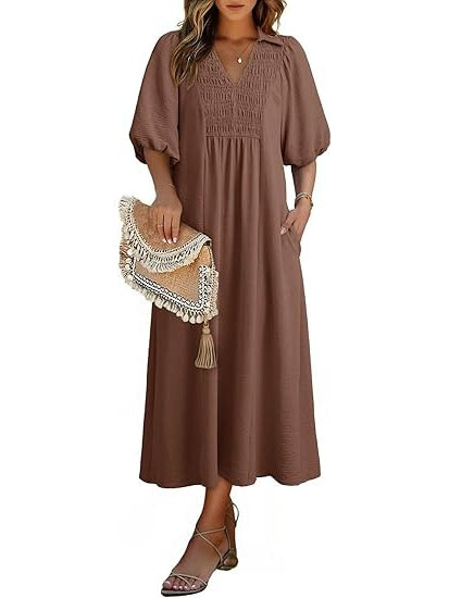 ⏰Hot Sale-Women's Summer Flowy A-Line Maxi Dress