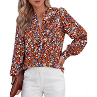 Floral Wine Red