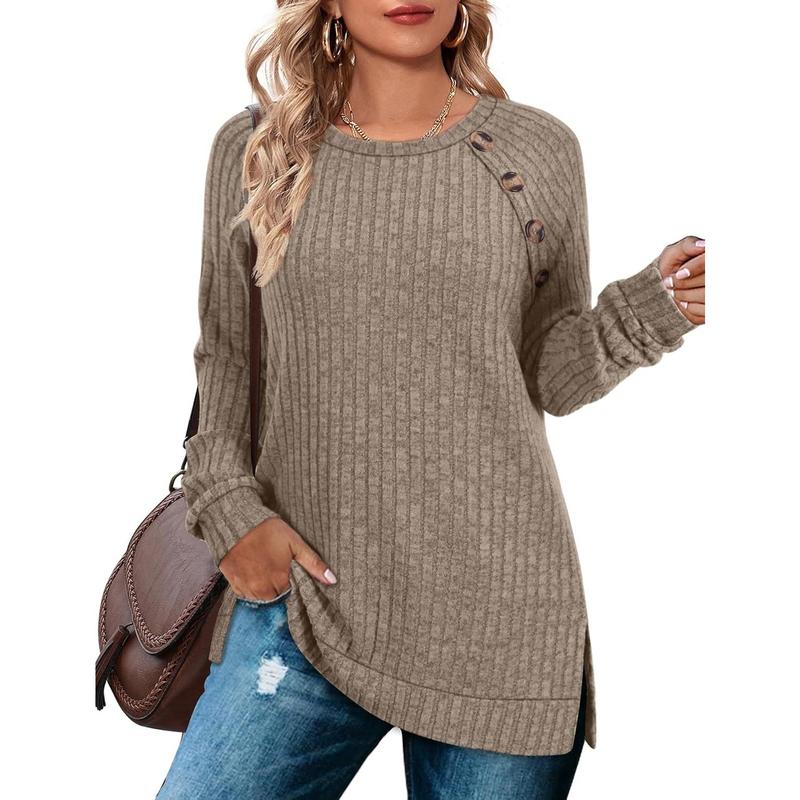 Long Sleeve Shirts for Women Lightweight Button