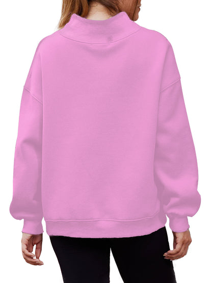 2026 Women's Half Turtleneck Fleece Casual Sweatshirt