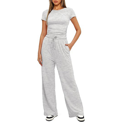 Women's Tops and Wide Leg Pants Sets (BUY 2 FREE SHIPPING)