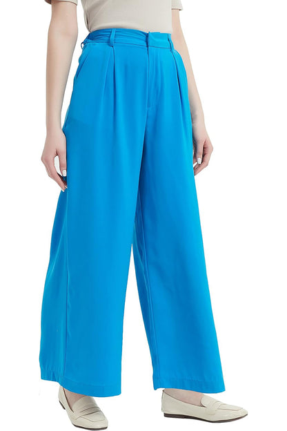 Women High Waist Casual Wide Leg Long Palazzo Pants Trousers (⏰ 30% OFF TODAY)
