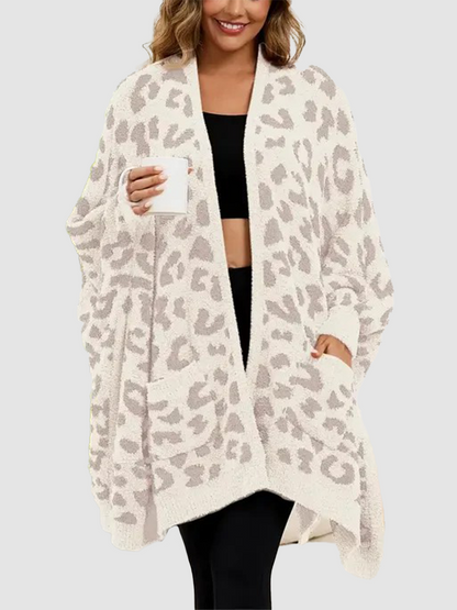 Women's Sherpa Wearable Blanket Poncho