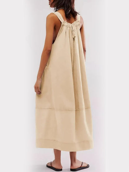 Limited time sale🔥Women's Versatile Overall Maxi Dress