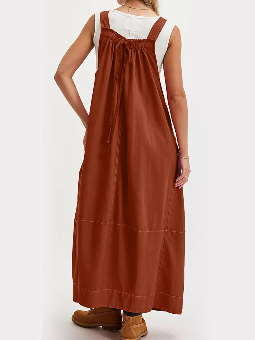 Limited time sale🔥Women's Versatile Overall Maxi Dress