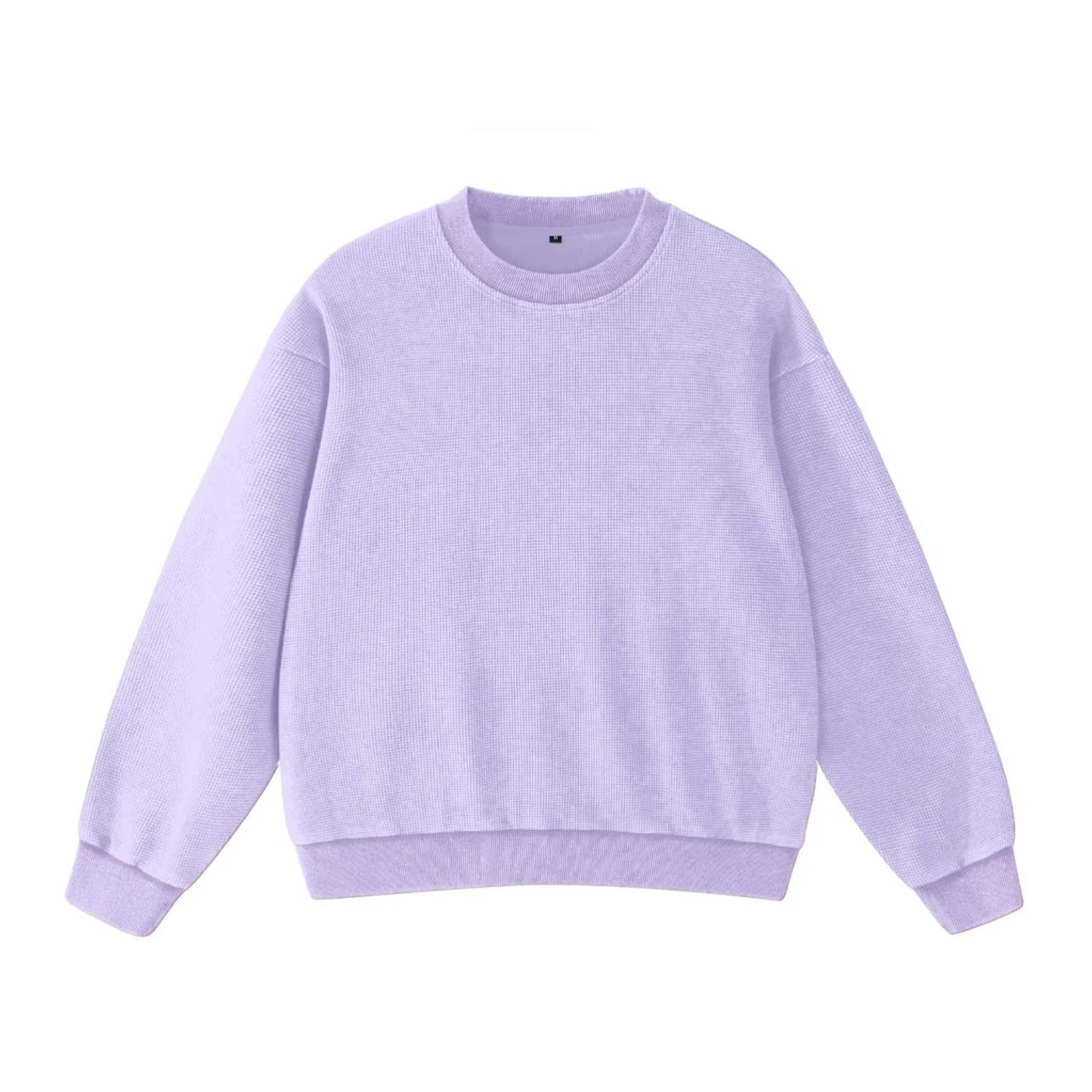 Vintage Crew Neck Waffle Acid washed Unisex Sweatshirts